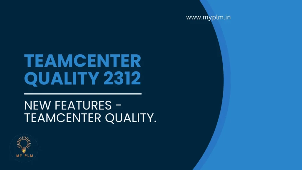 Teamcenter Quality 2312